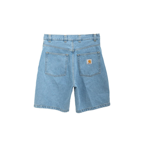 Carhartt WIP Brandon Short Blue Stone Washed I031921_01_06 Degli Uberti